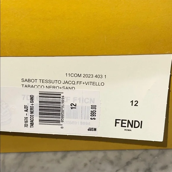 Fendi Men's Black and Brown Monogram Loafers - Picture 2 of 10